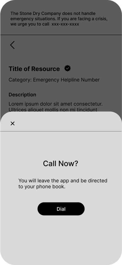 First Iteration Screen 2